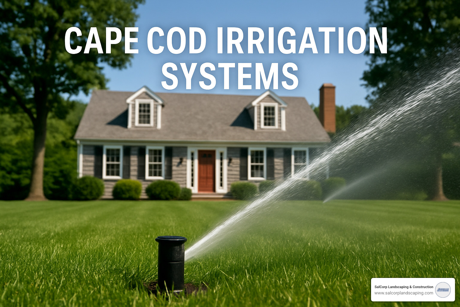 Smart irrigation controller interface - Cape Cod irrigation systems