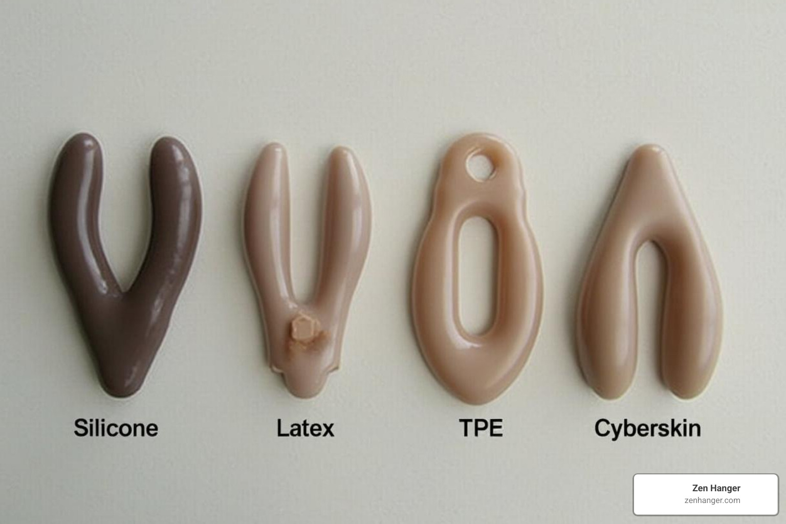 Various penis sheaths in different materials showing design variations - penis sheath