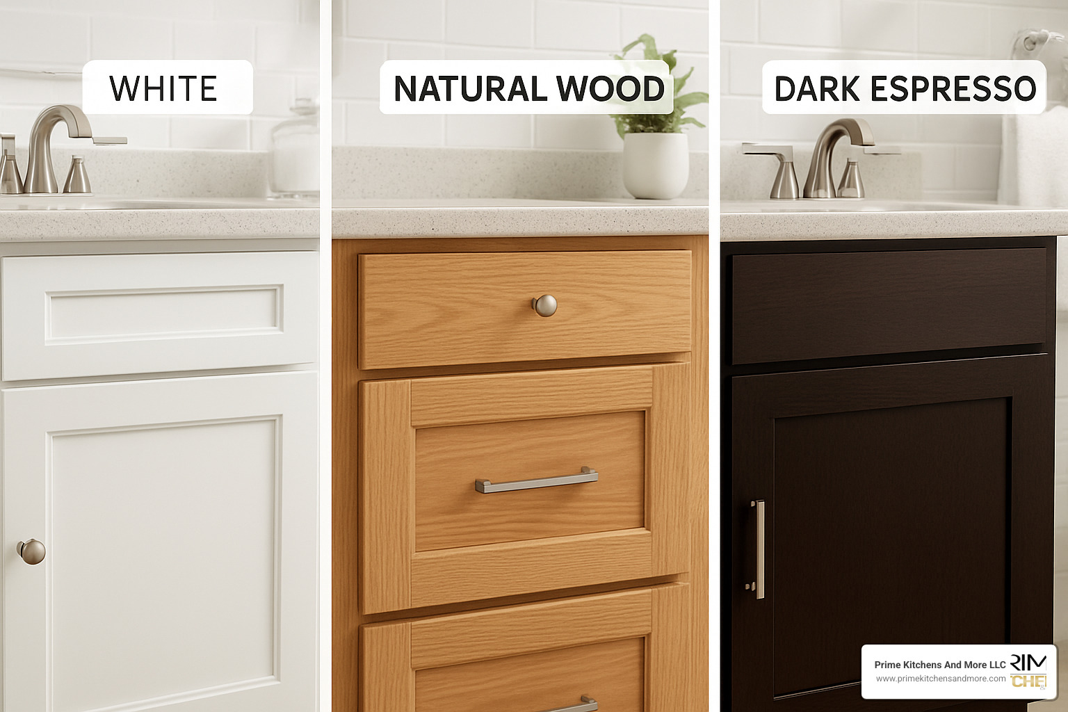 comparison of bathroom cabinet finishes - bathroom cabinet design ideas