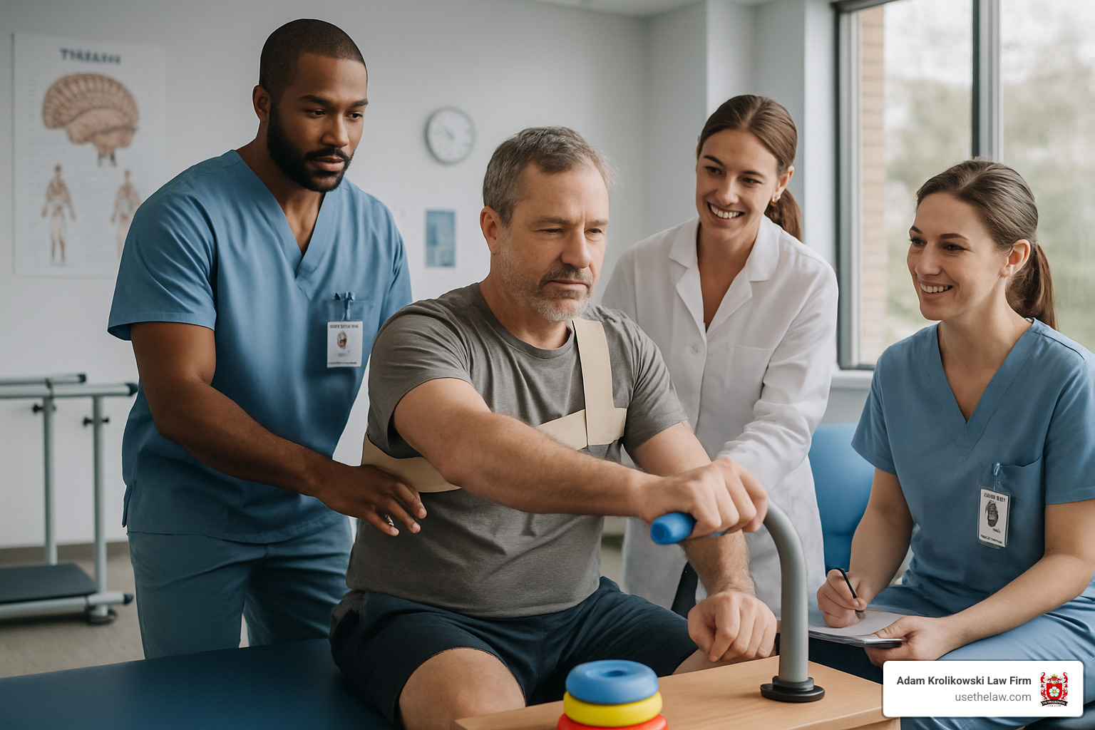 brain injury rehabilitation session - brain injury lawyer orange county