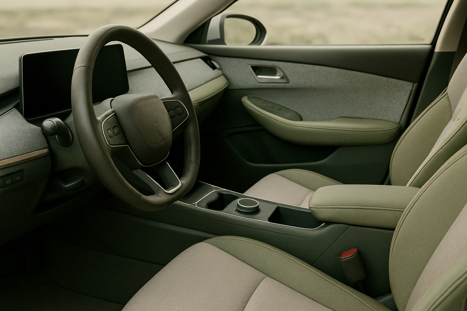 sustainable luxury car interior materials - eco friendly luxury cars