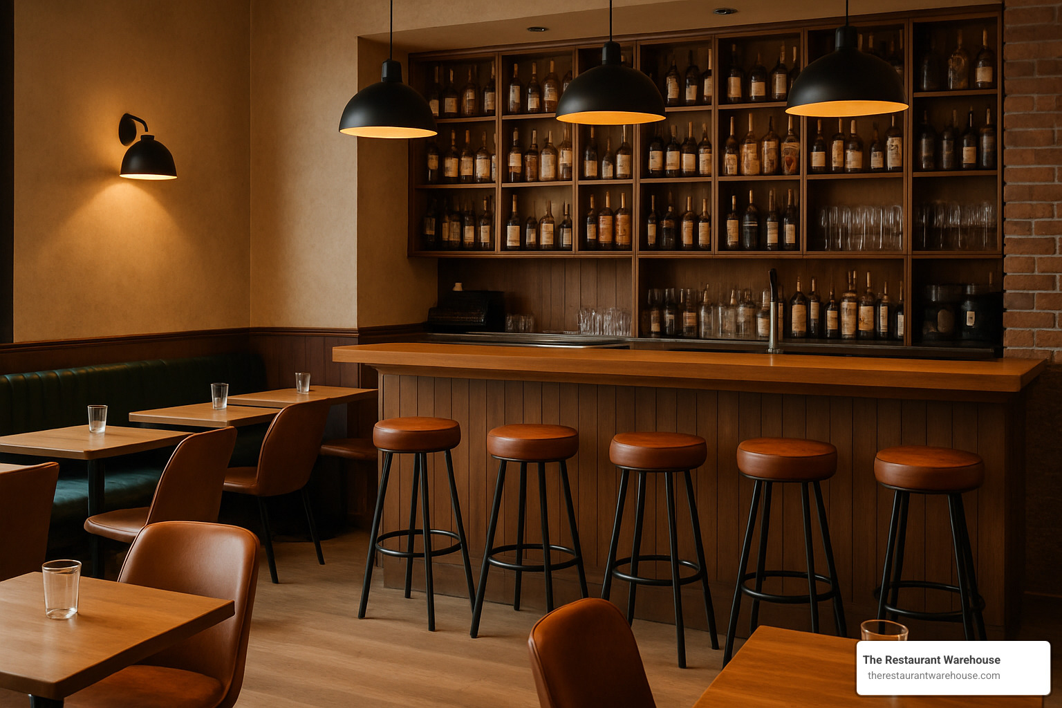 custom restaurant bar furniture with branded elements - restaurant bar furniture