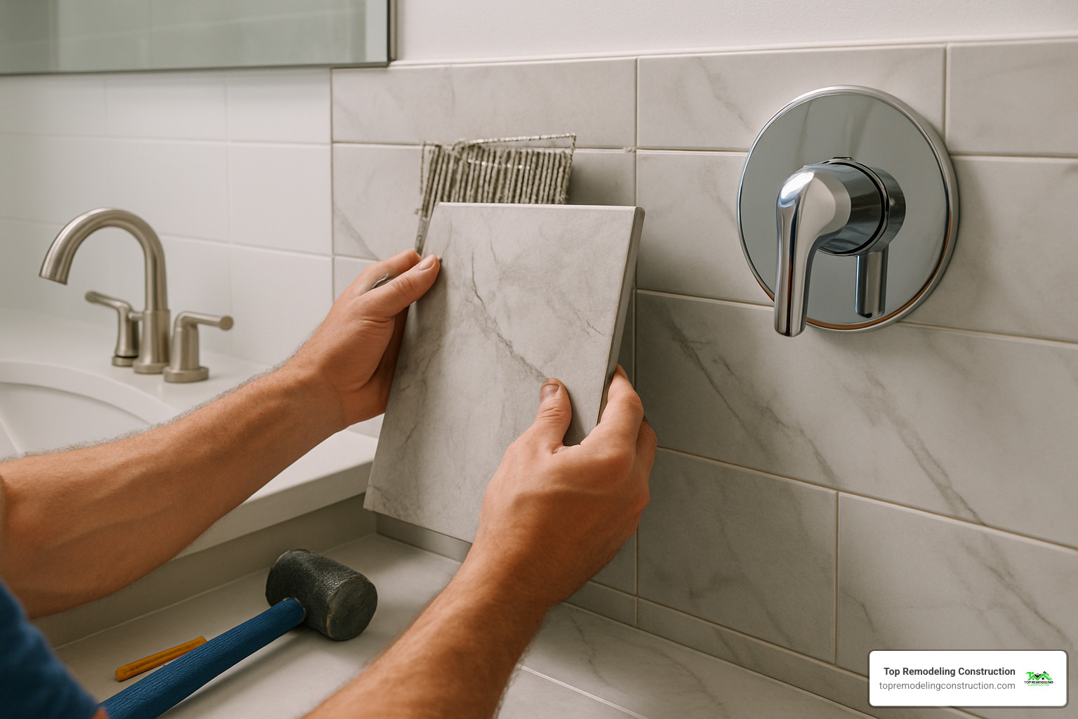 professional bathroom installation detail work - bathroom installation contractors near me