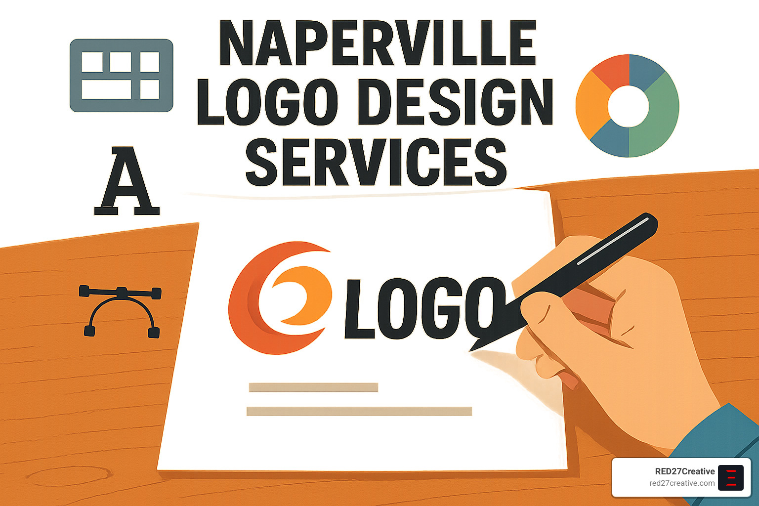 Designing Success One Logo at a Time in Naperville • naperville logo design services • RED27Creative cohesive brand collateral examples - naperville logo design services