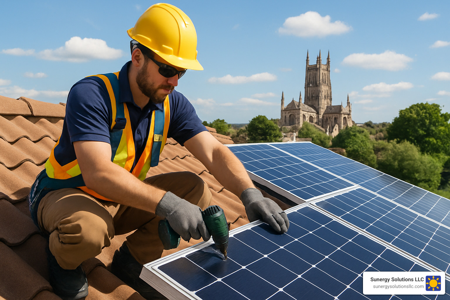 solar savings chart showing return on investment over 25 years - installer solar panel gloucester