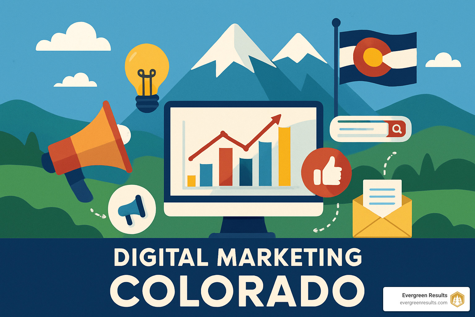 Denver tech hub skyline - digital marketing colorado