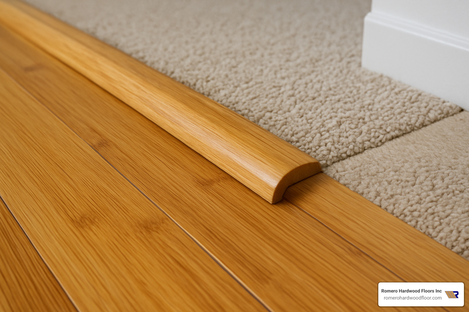 bamboo floor transition piece - Bamboo flooring installation