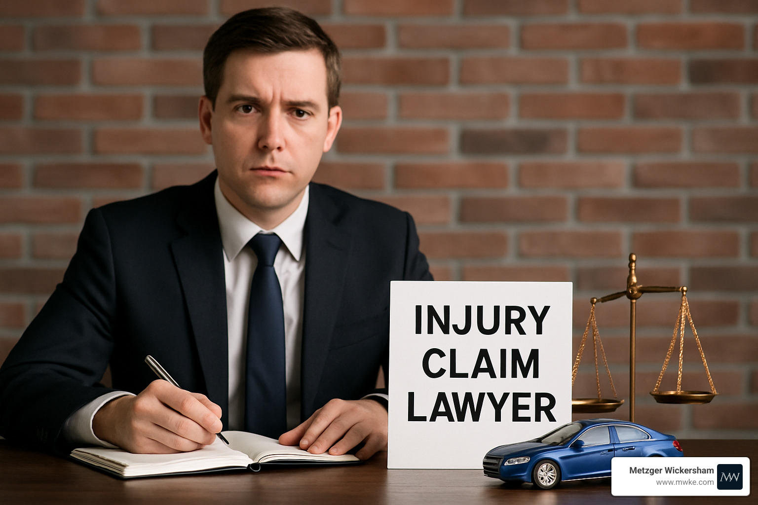 stack of medical bills and insurance paperwork - injury claim lawyer car