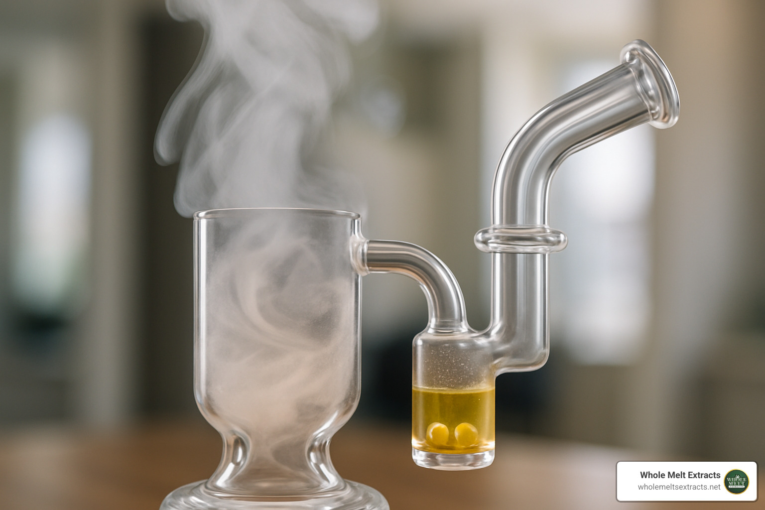 dab rig with spinning terp pearls and vapor - live hash rosin dab rig with spinning terp pearls and vapor - live hash rosin