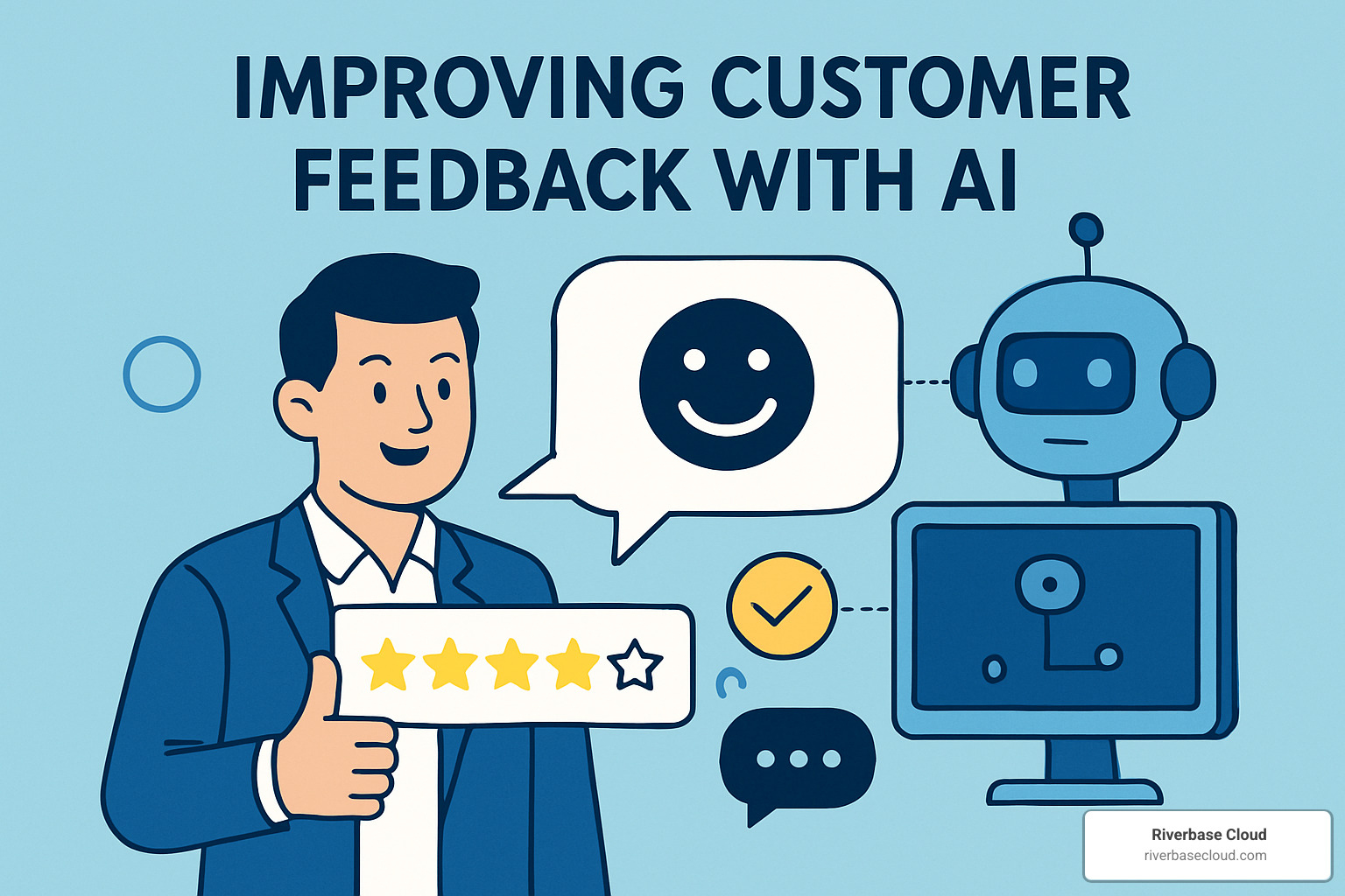 Future of AI in customer feedback showing predictive analytics - Improving customer feedback with AI