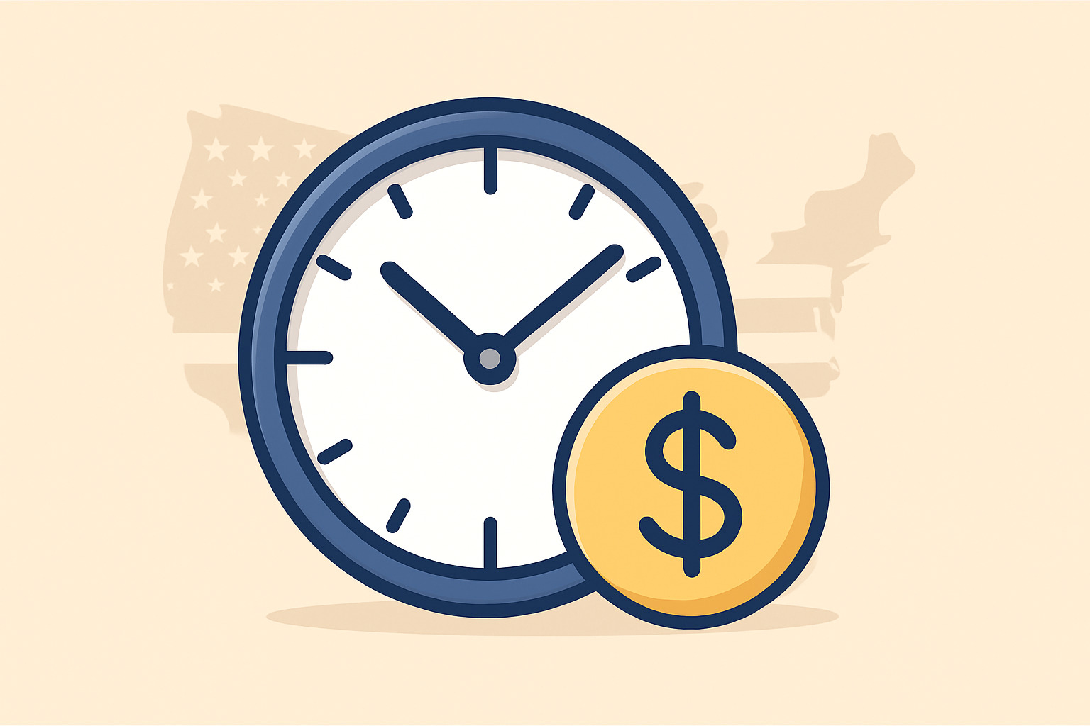 clock and dollar sign - best Denver floor coating service