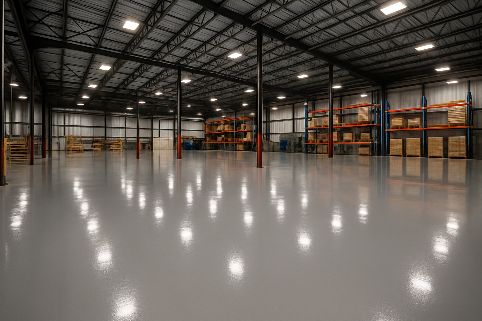 industrial warehouse floor coating - best Denver floor coating service