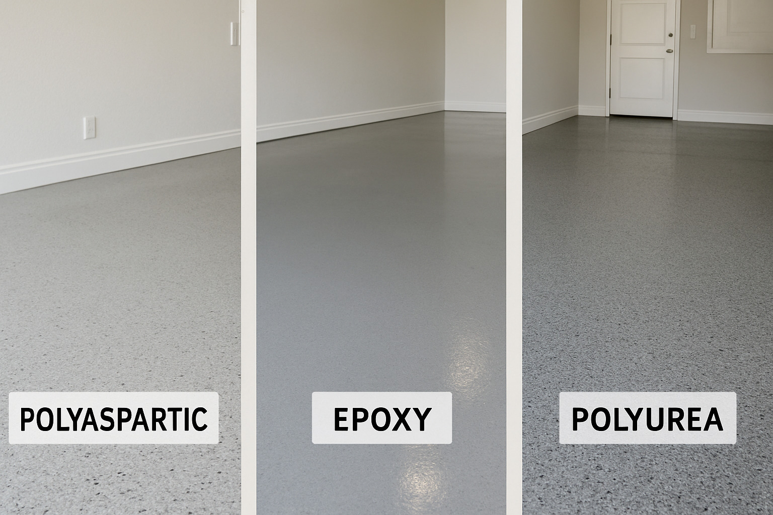 floor coating types comparison - best Denver floor coating service
