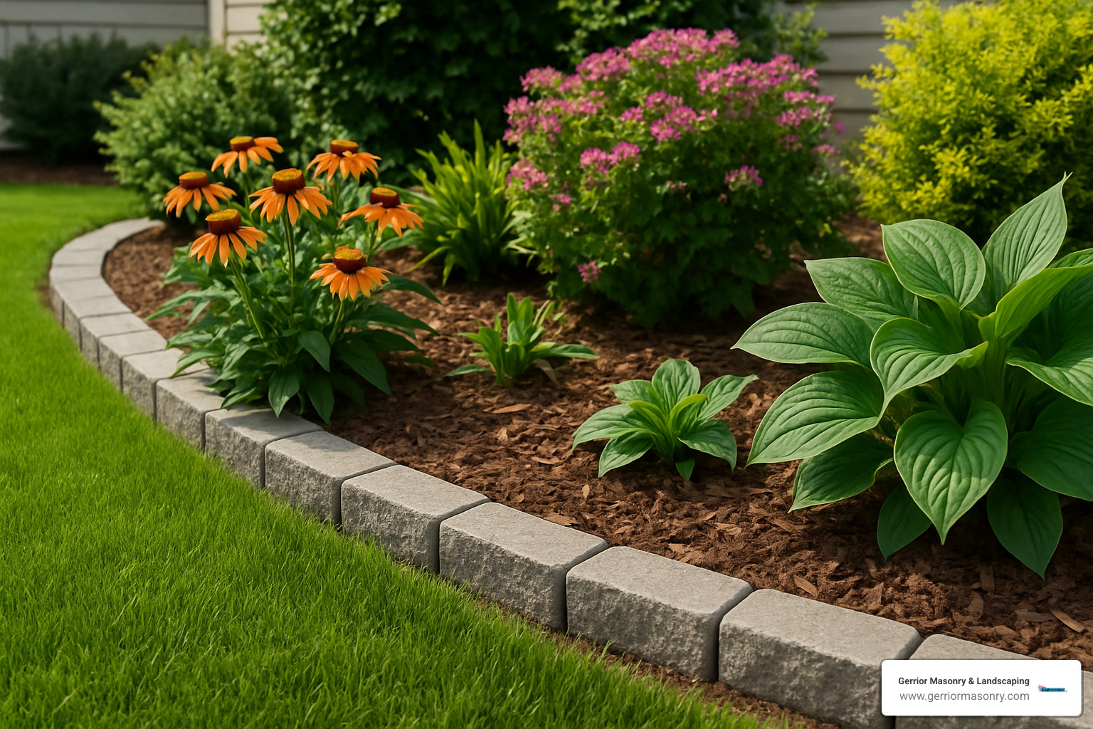 Edging Stones to Define and Refine Your Garden 2 garden edging stones showing functional benefits - edge stones for gardens