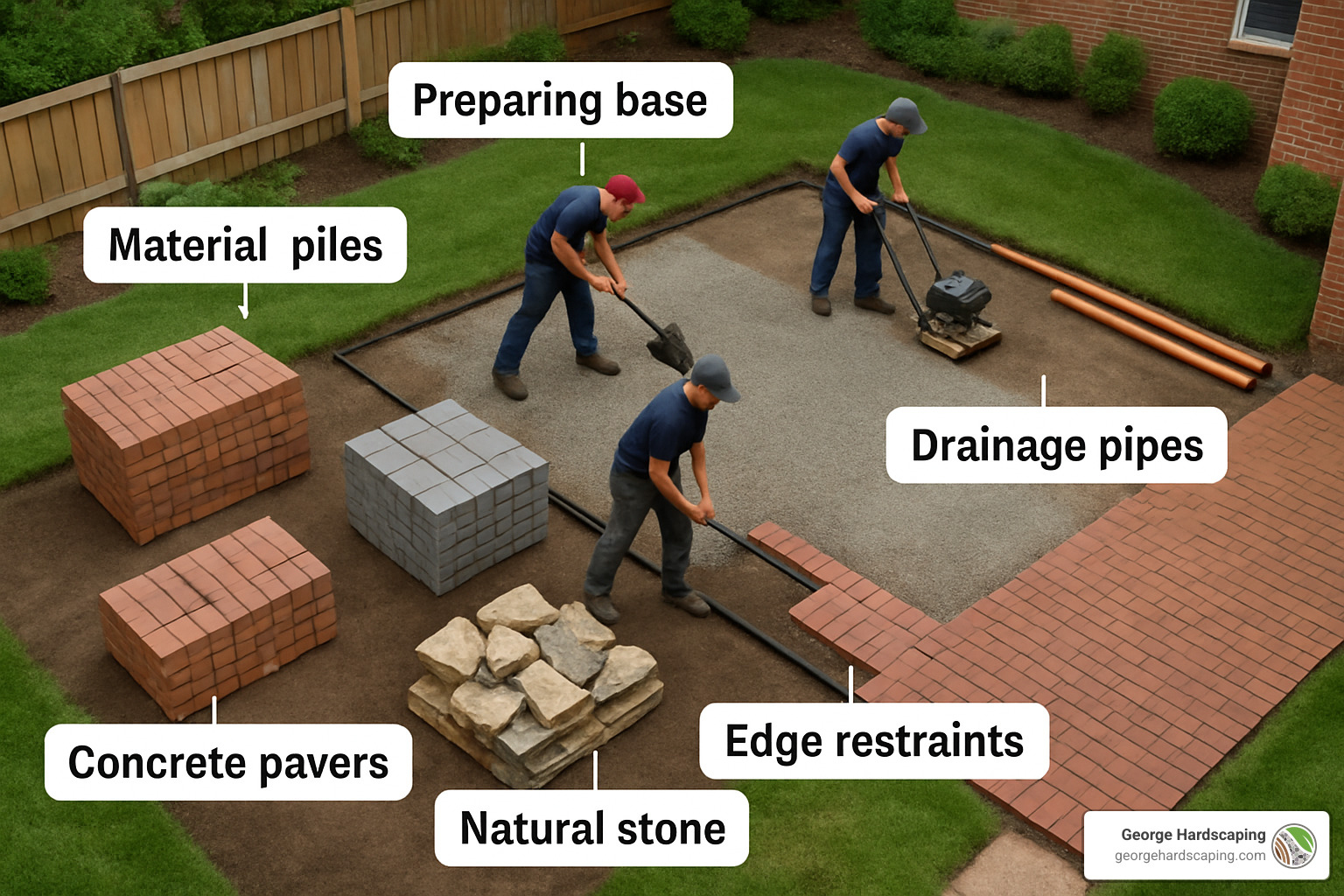 brick patio cost factors - brick patio contractors