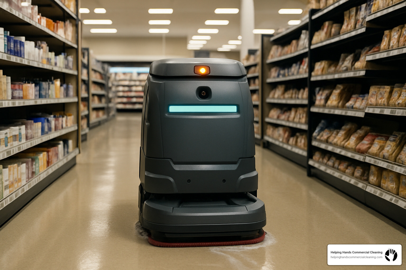 autonomous floor robot cleaning retail store - cleaning retail stores