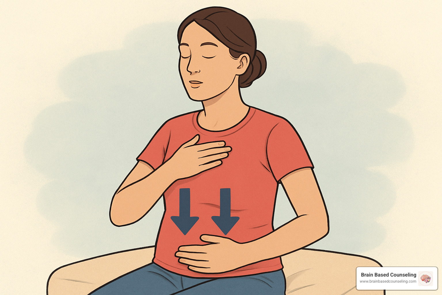 diaphragmatic breathing technique - stress relief counseling