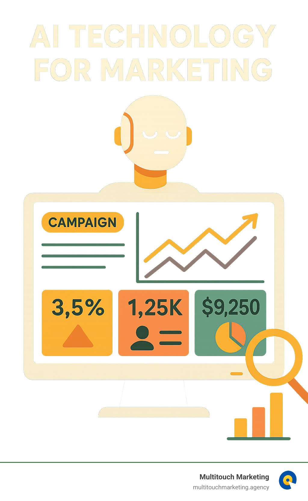  - AI technology for marketing infographic 