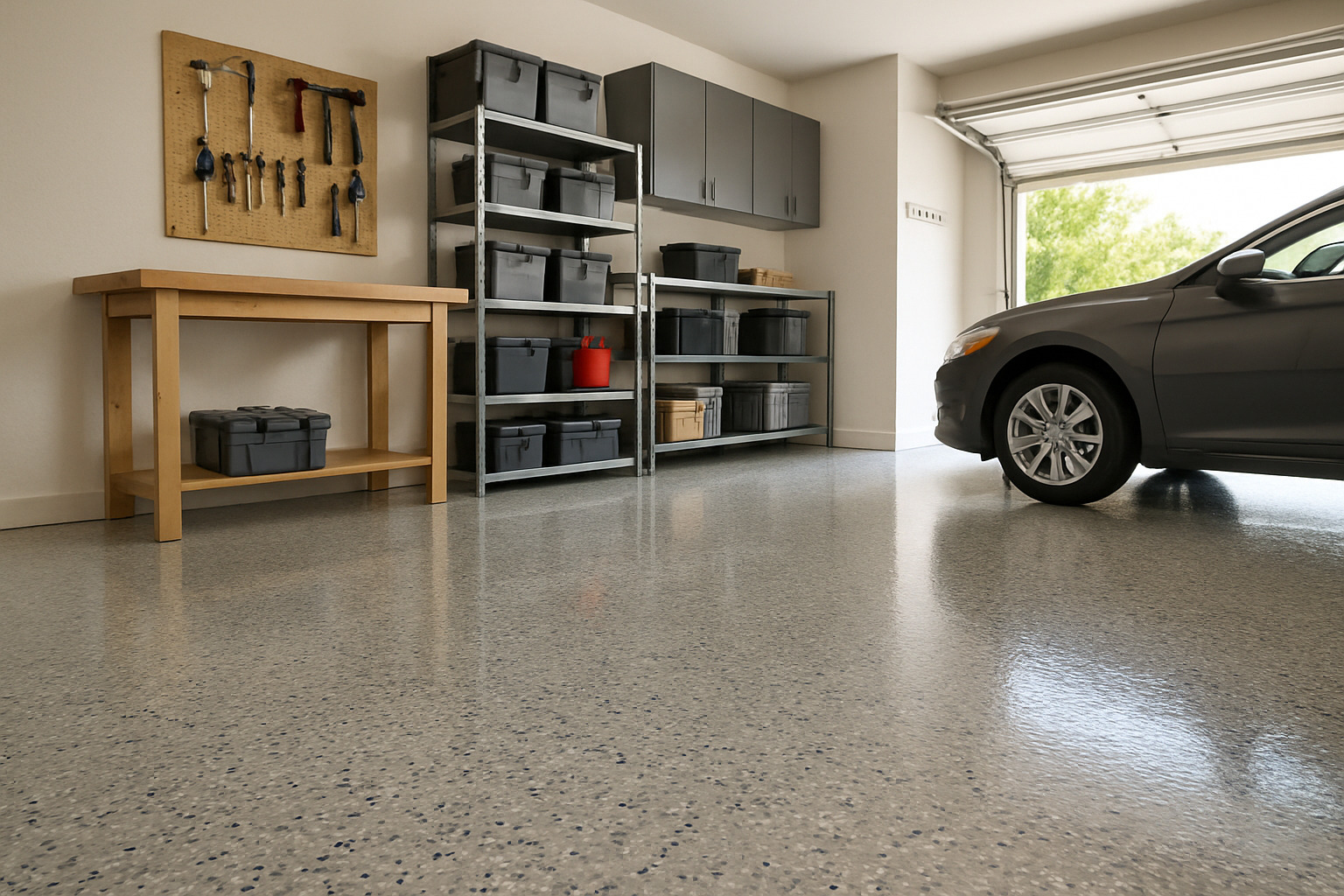 polyaspartic garage floor with flakes - polyaspartic coatings for garage floors polyaspartic garage floor with flakes - polyaspartic coatings for garage floors
