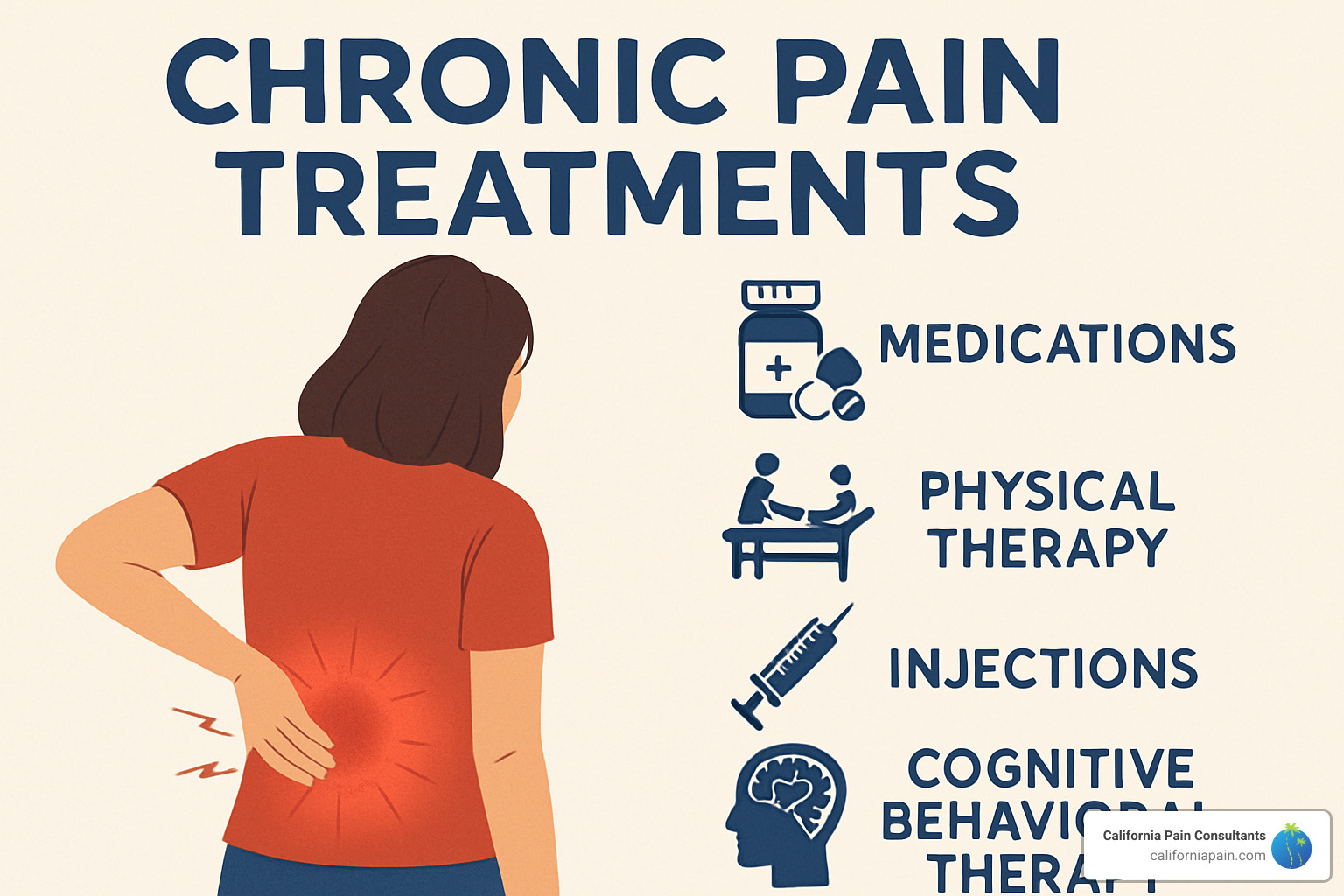 Pain scale diagram showing different levels of pain intensity - chronic pain treatments Pain scale diagram showing different levels of pain intensity - chronic pain treatments
