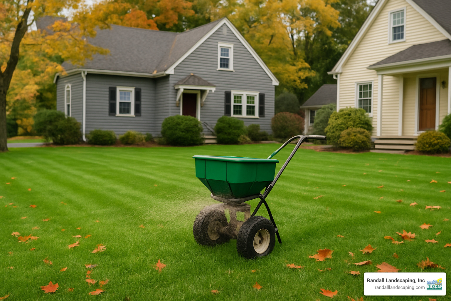 fall lawn overseeding in Salem NH - Salem NH lawn care