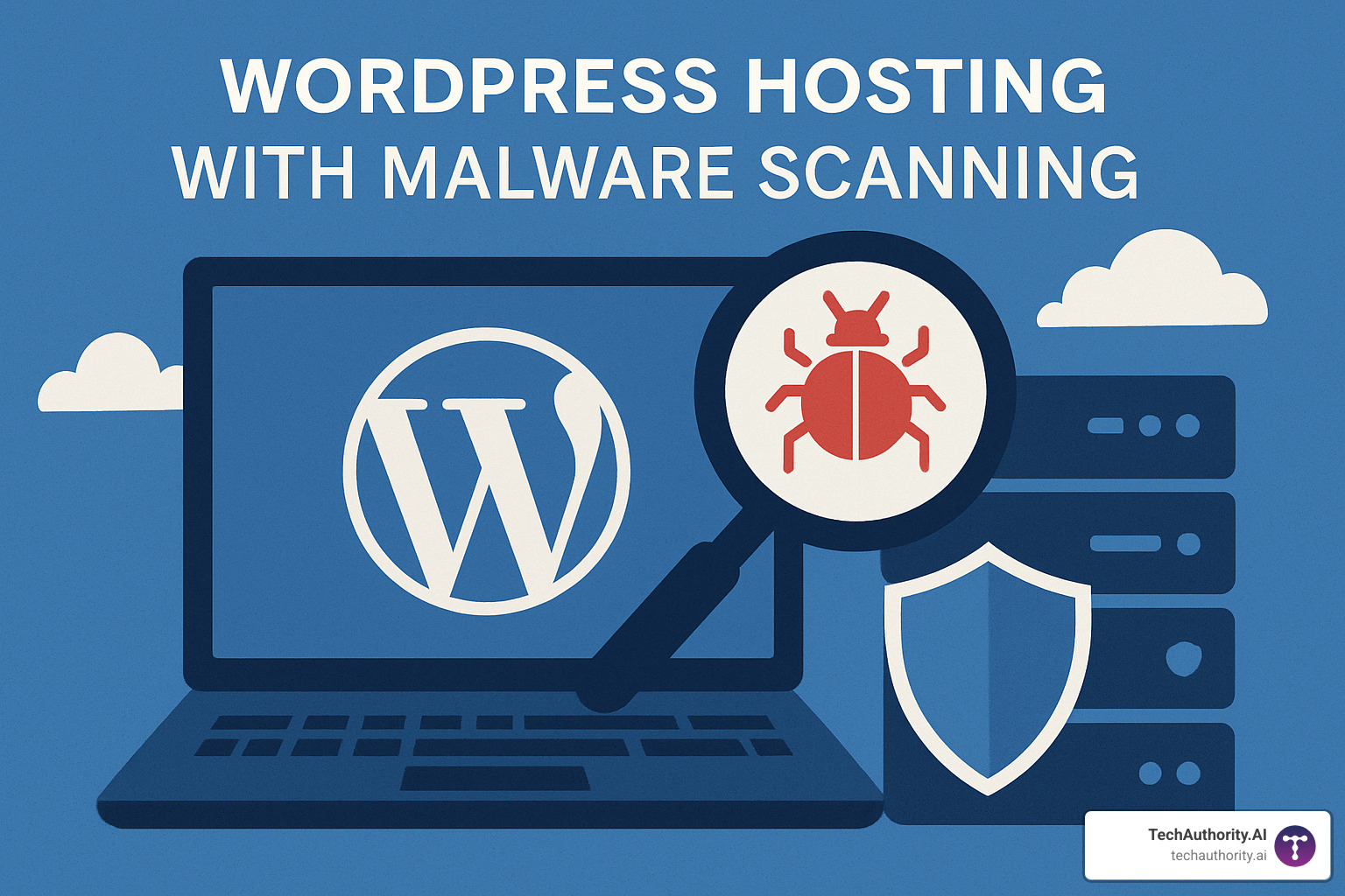 Comparison of WordPress hosting security dashboards - WordPress hosting with malware scanning