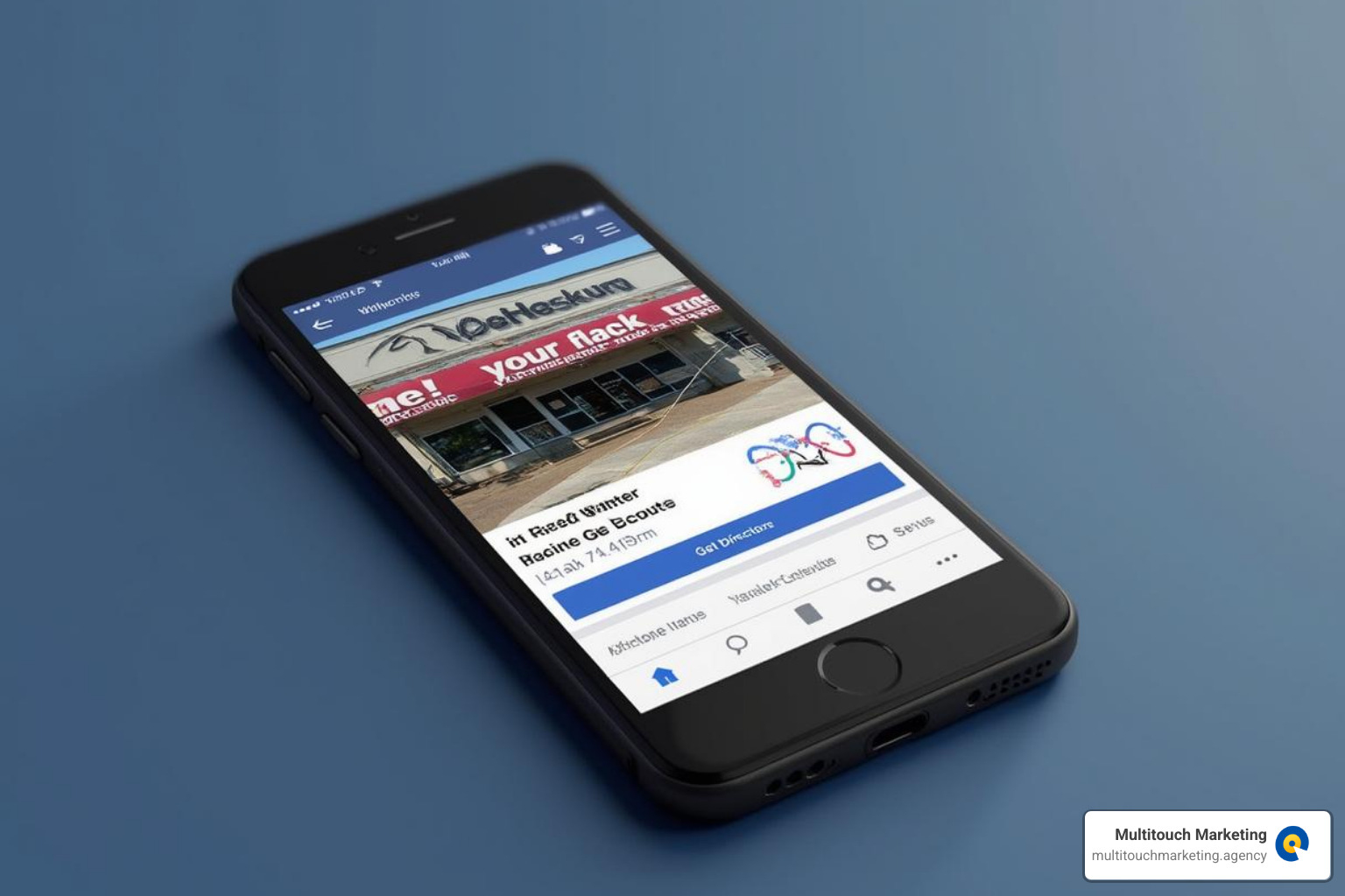 Facebook store traffic ad with Get Directions button - SMM for Local Businesses