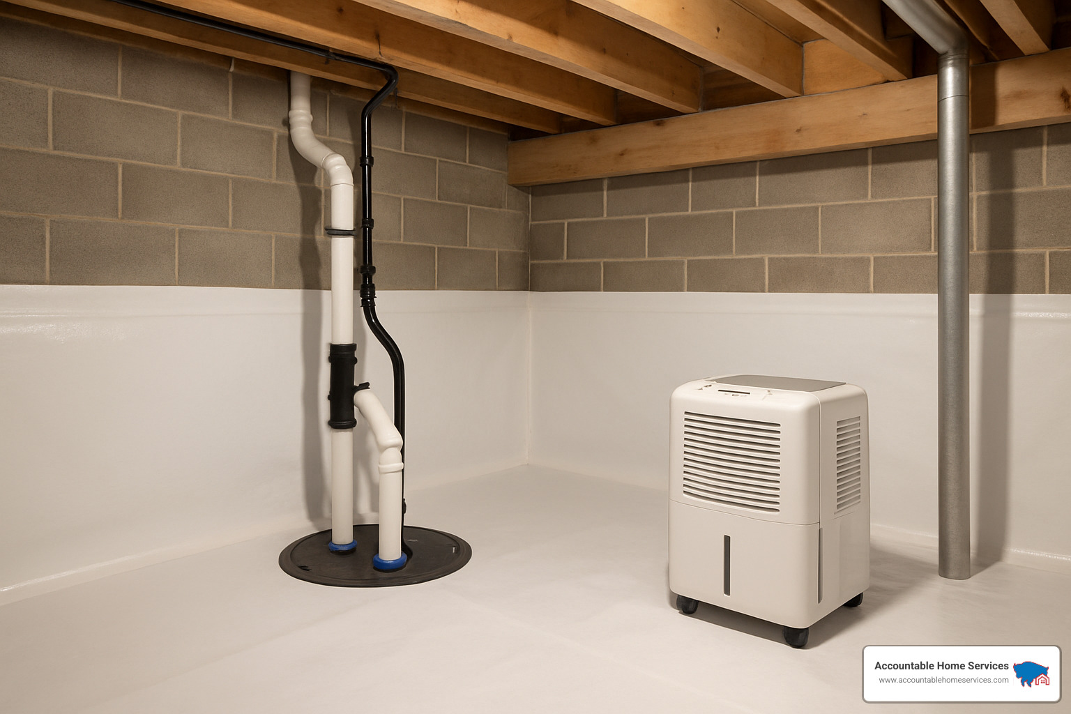 Moisture control system in a home - Water damage mold prevention
