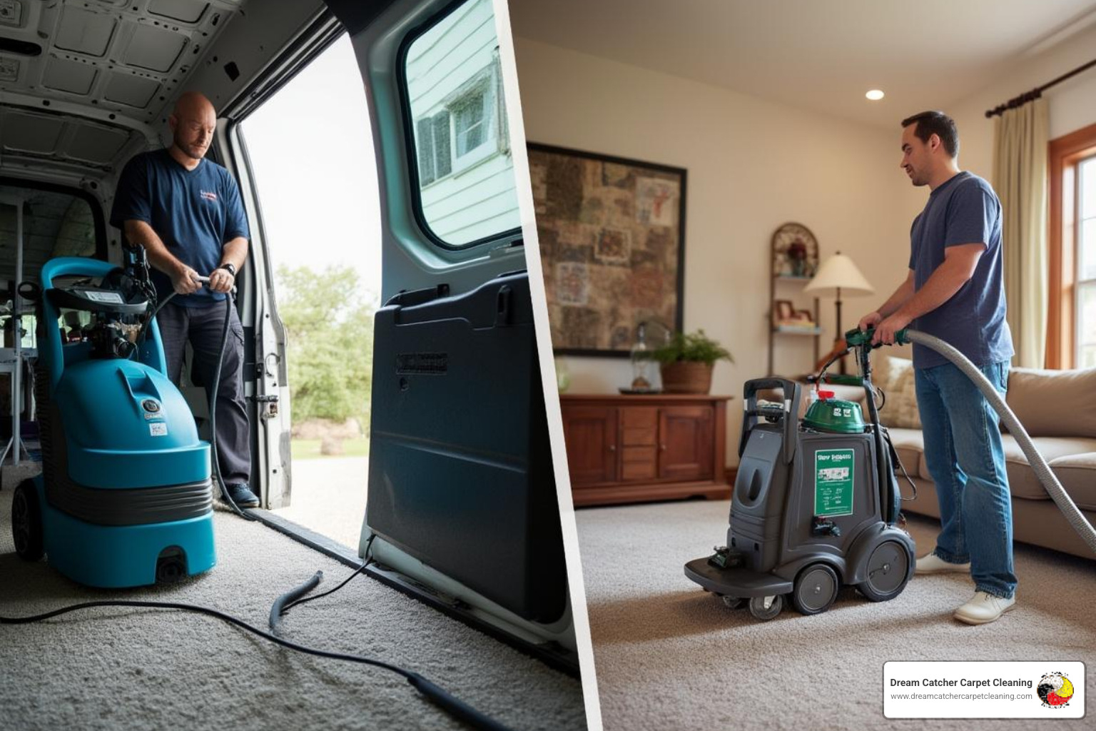 truck mount carpet cleaning equipment versus portable extraction machine - dirt extraction carpet & upholstery cleaning
