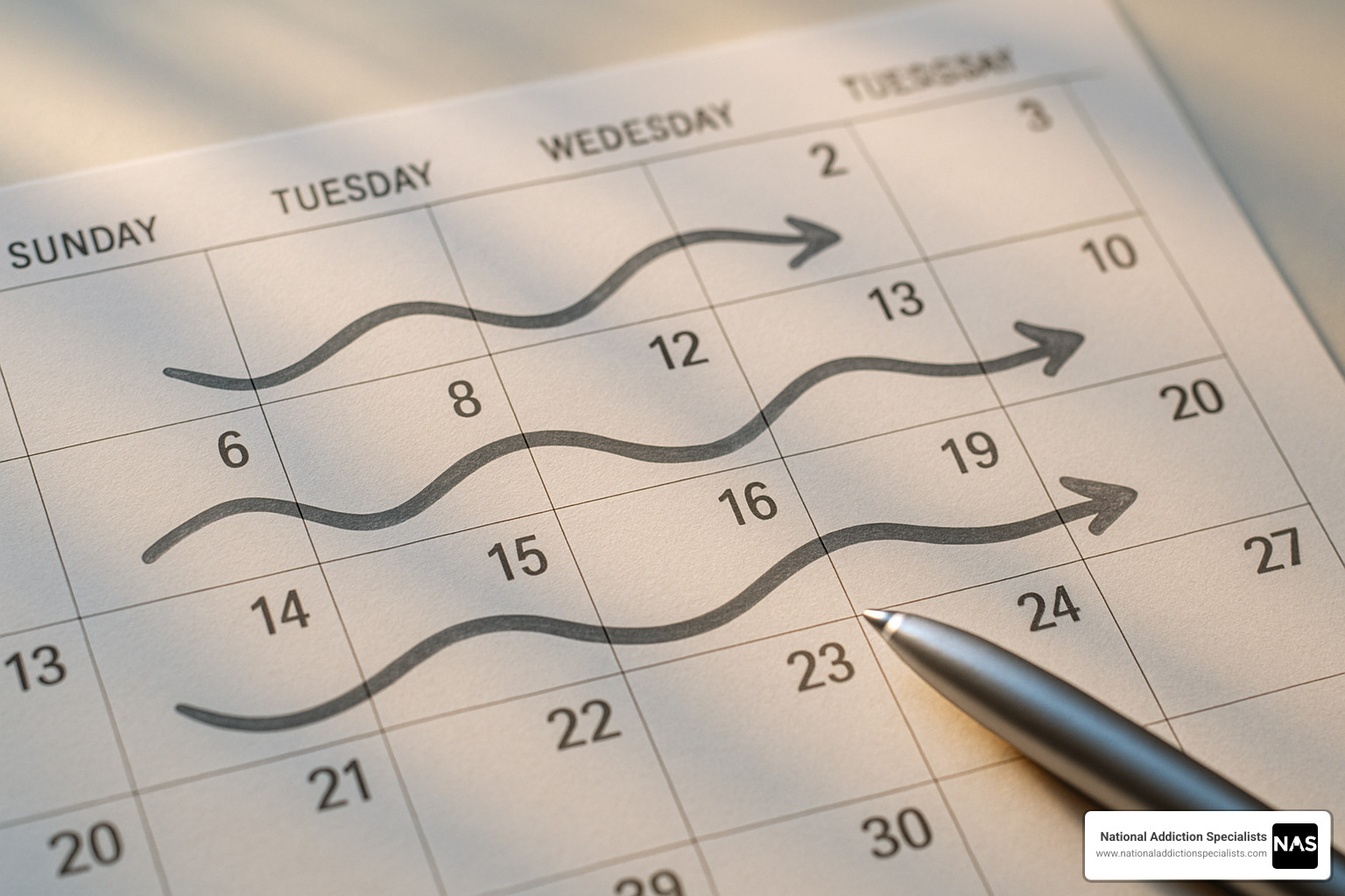 calendar with flexible timeline - how long does suboxone treatment last