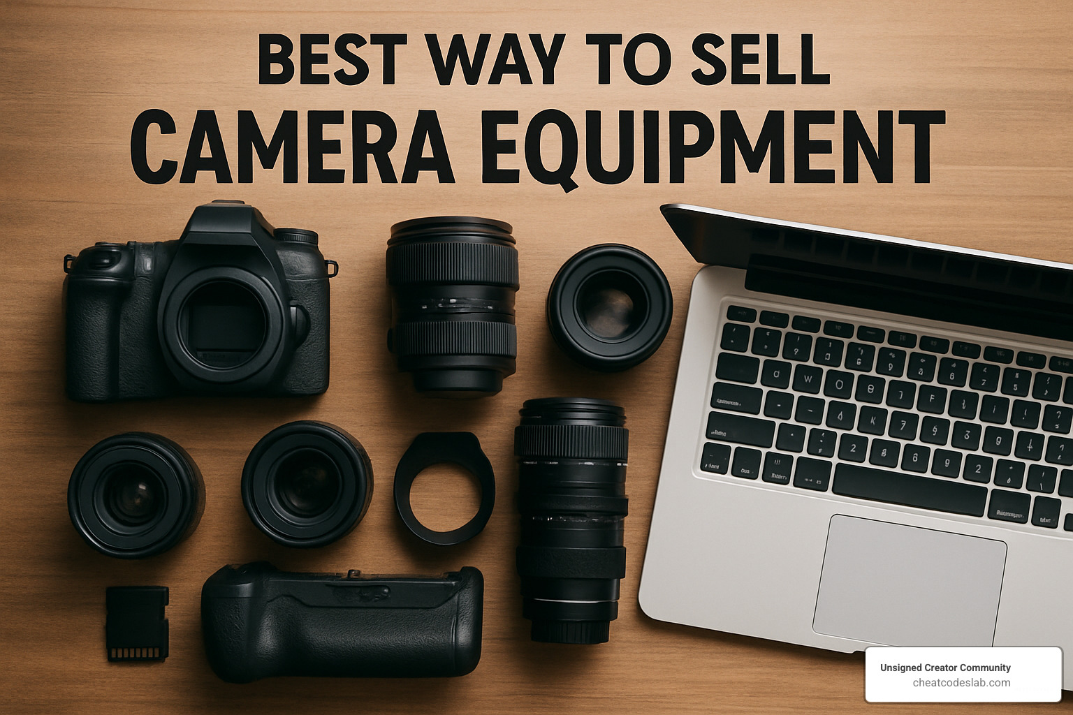 Different marketplace options for selling camera gear - best way to sell camera equipment