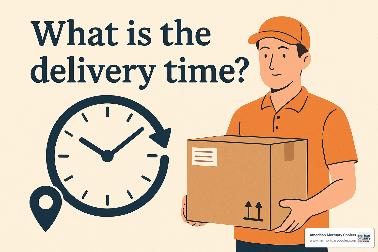 Mobile tracking app interface - What is the delivery time