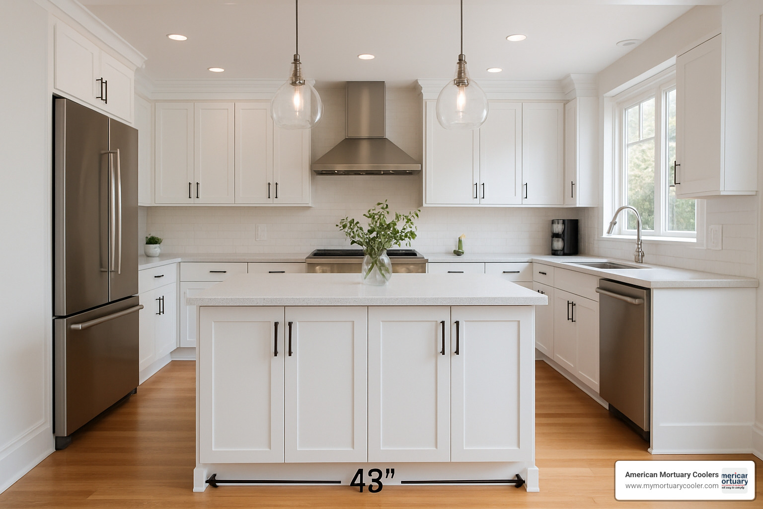 Large kitchen with 48-inch base cabinet - 48 base kitchen cabinet