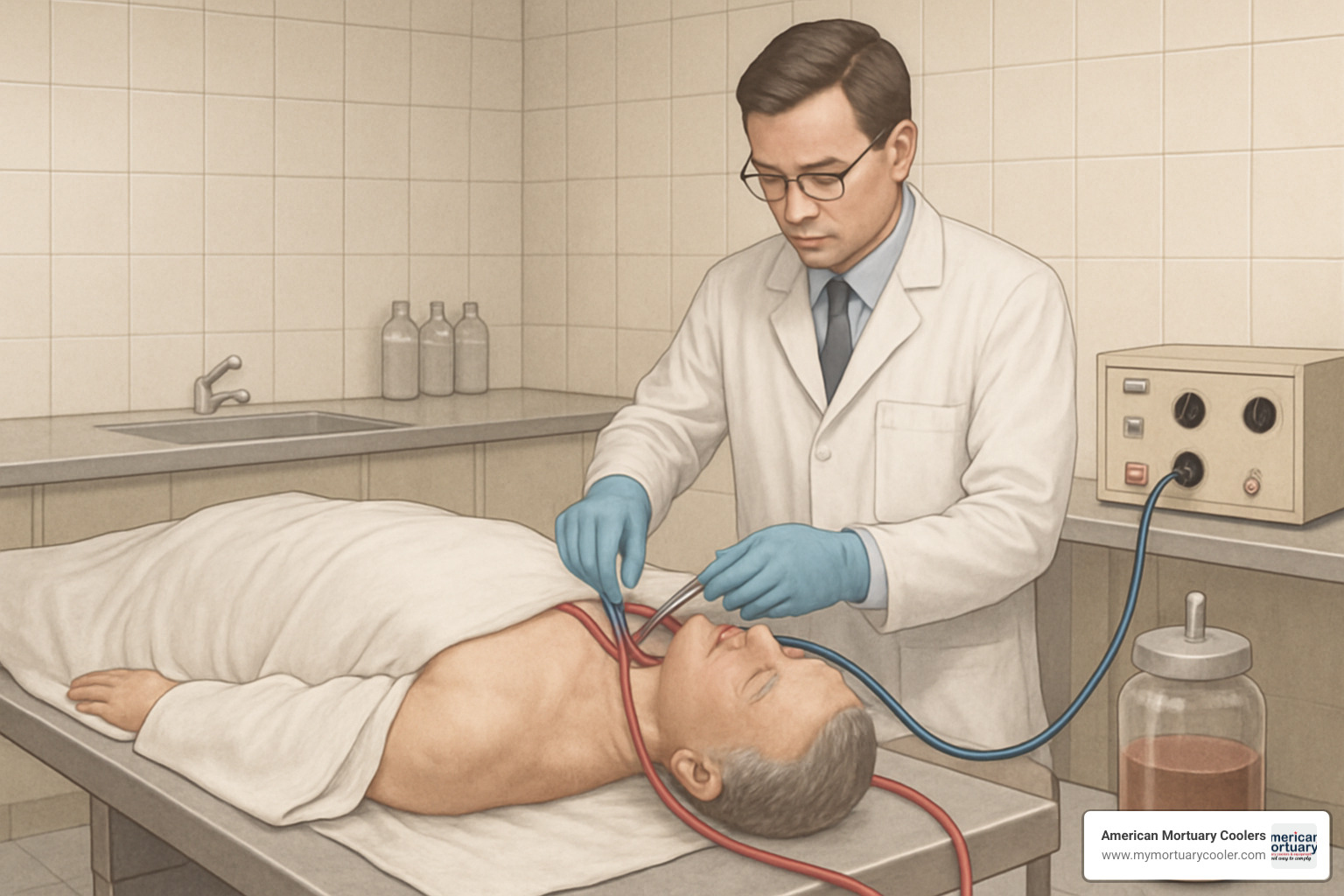arterial embalming process - embalming