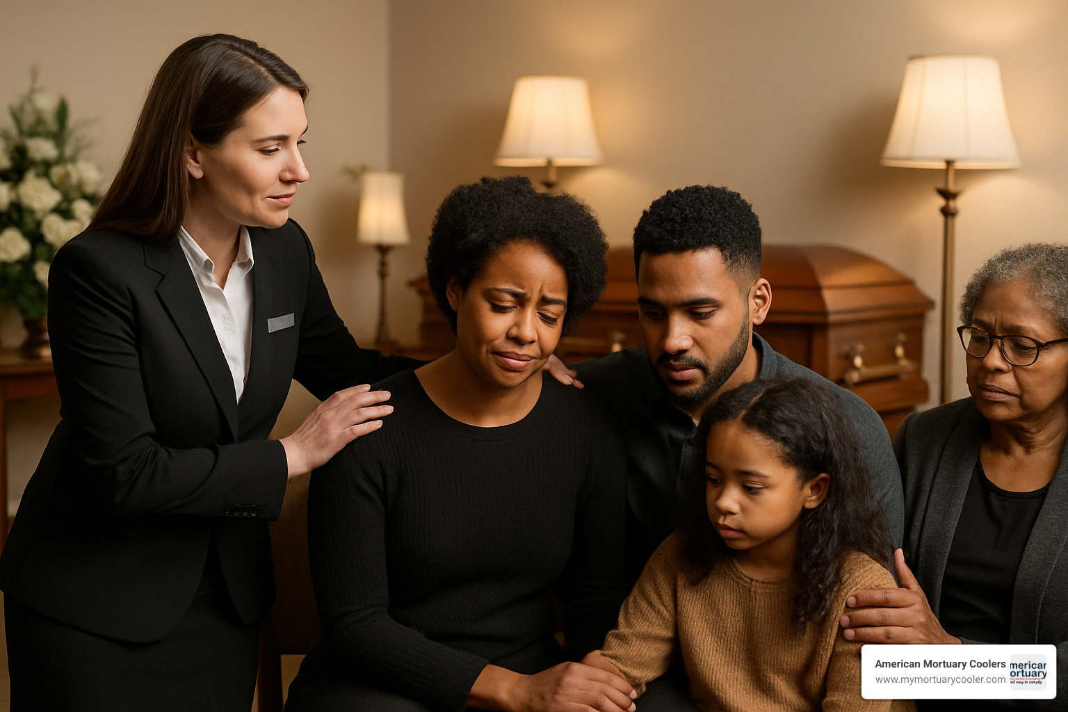 Funeral home staff assisting a family with compassionate care - WAGNER-ELFNER AND BURG FUNERAL HOME & CREMATION SERVICES