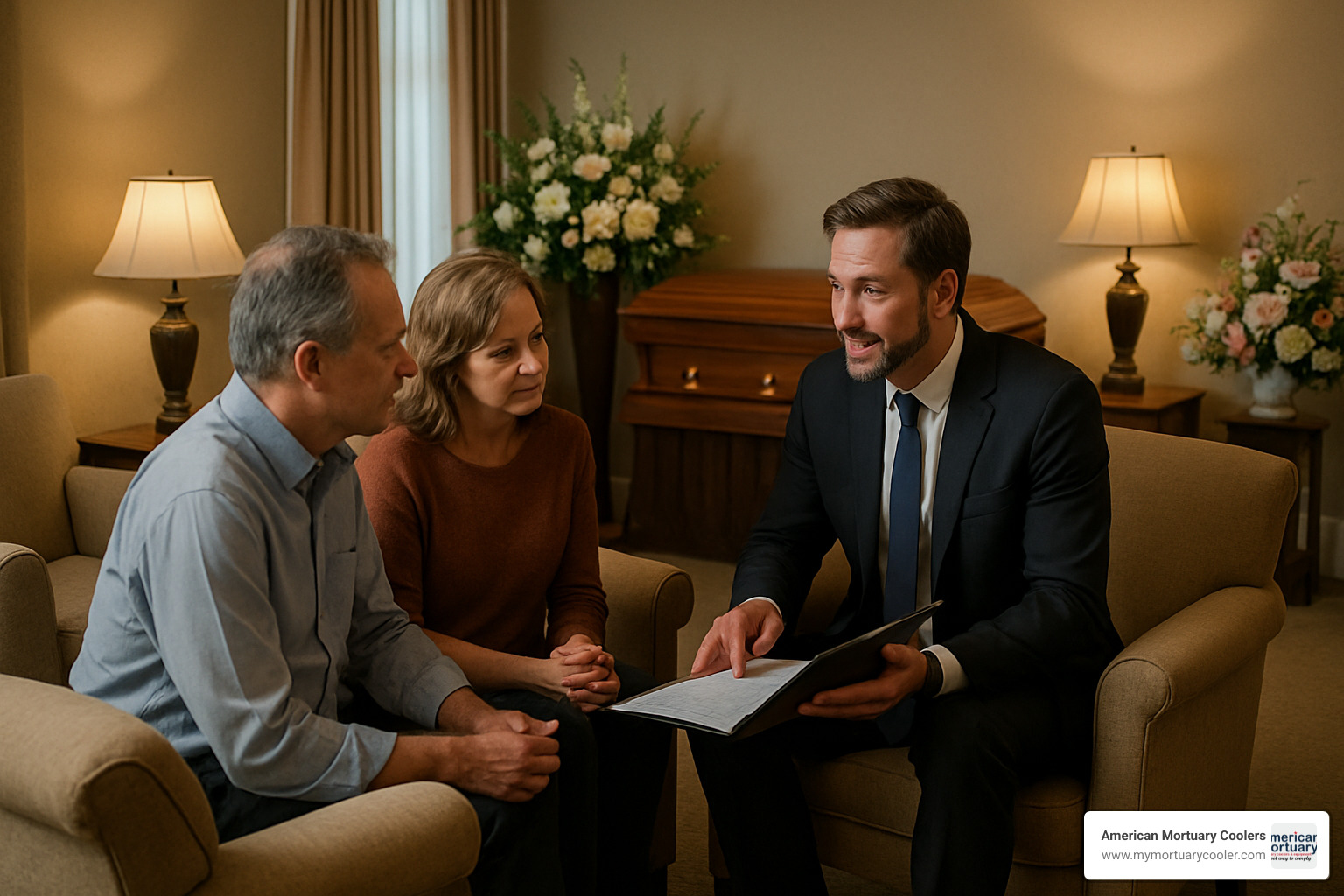Funeral service arrangement room showing compassionate care - WAGNER-ELFNER AND BURG FUNERAL HOME & CREMATION SERVICES