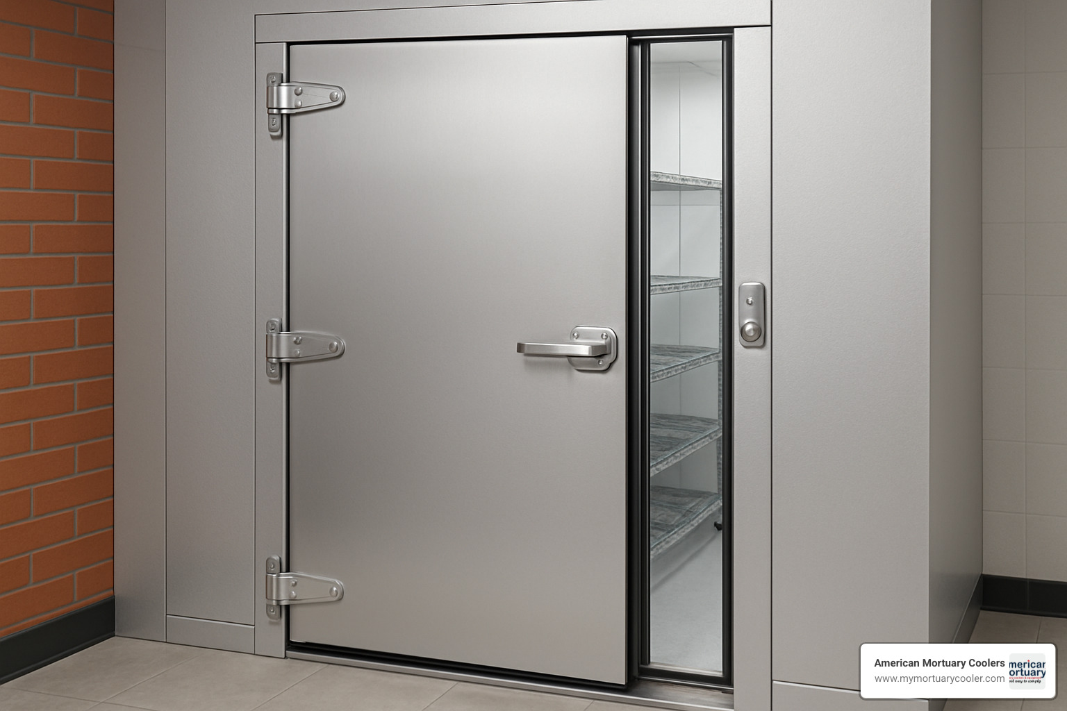Fully sealed walk-in cooler door with new hardware - walk in cooler door hardware
