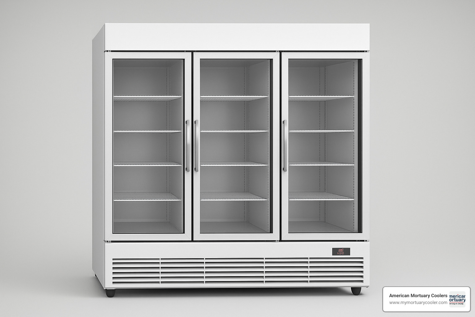 Properly organized three door freezer with labeled zones - three door freezer