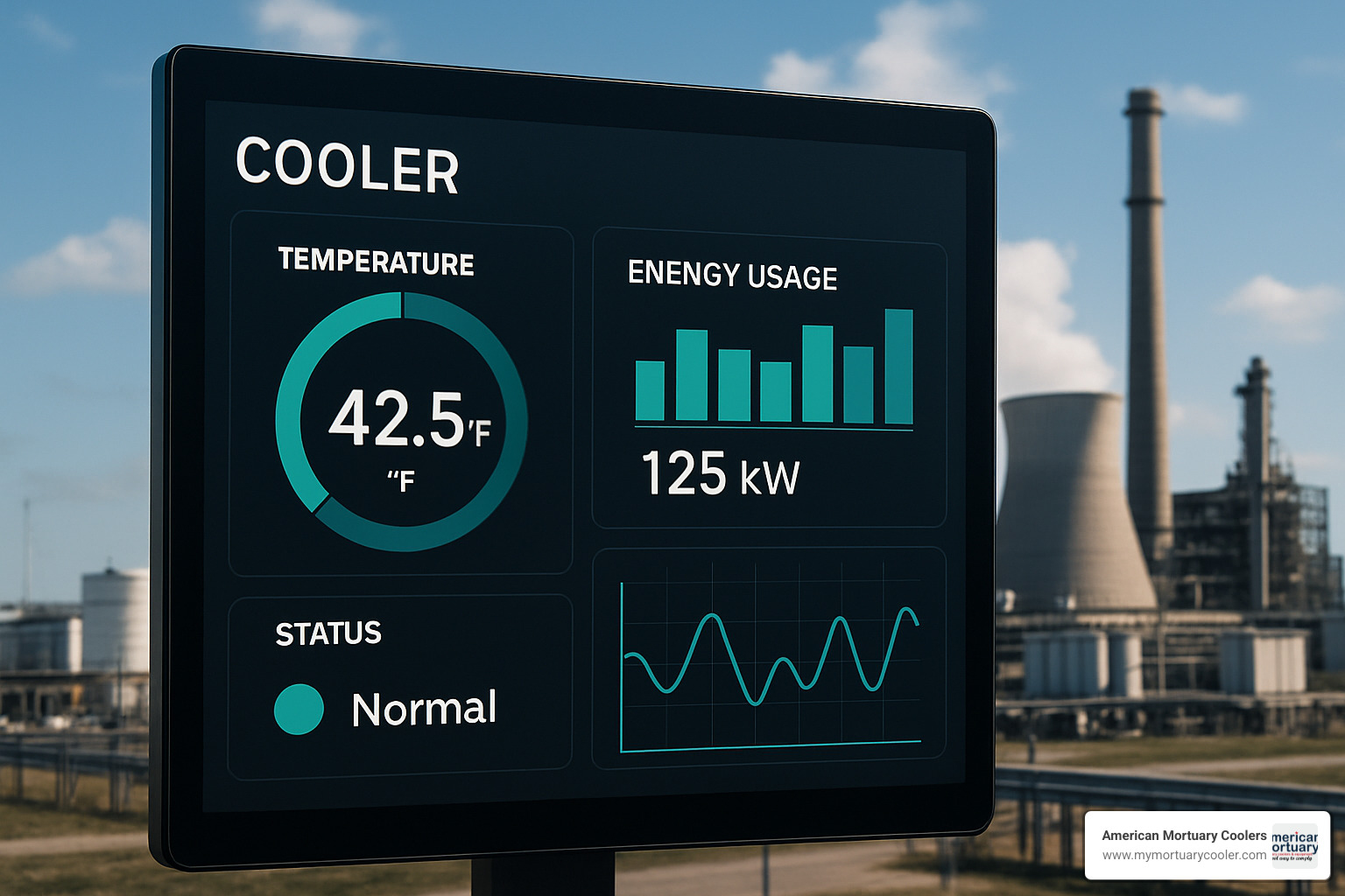 IoT-enabled industrial cooler dashboard - industrial coolers