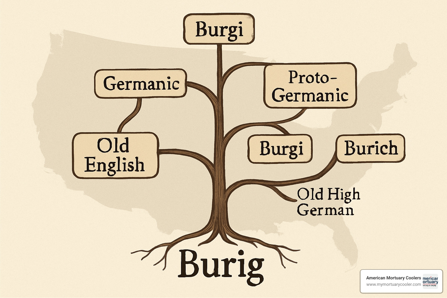 Etymology tree of the name Burig - burig