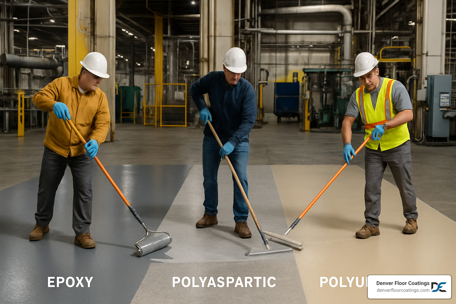 Different types of industrial concrete floor coatings being applied - industrial floor coatings concrete Different types of industrial concrete floor coatings being applied - industrial floor coatings concrete