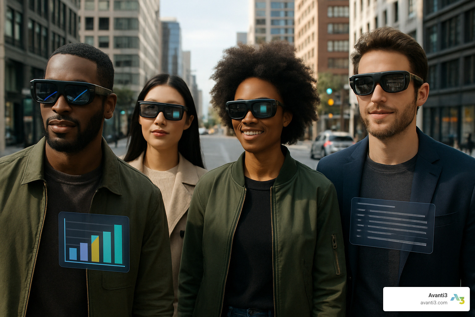 wearable AR glasses concept - AR powered brand engagement
