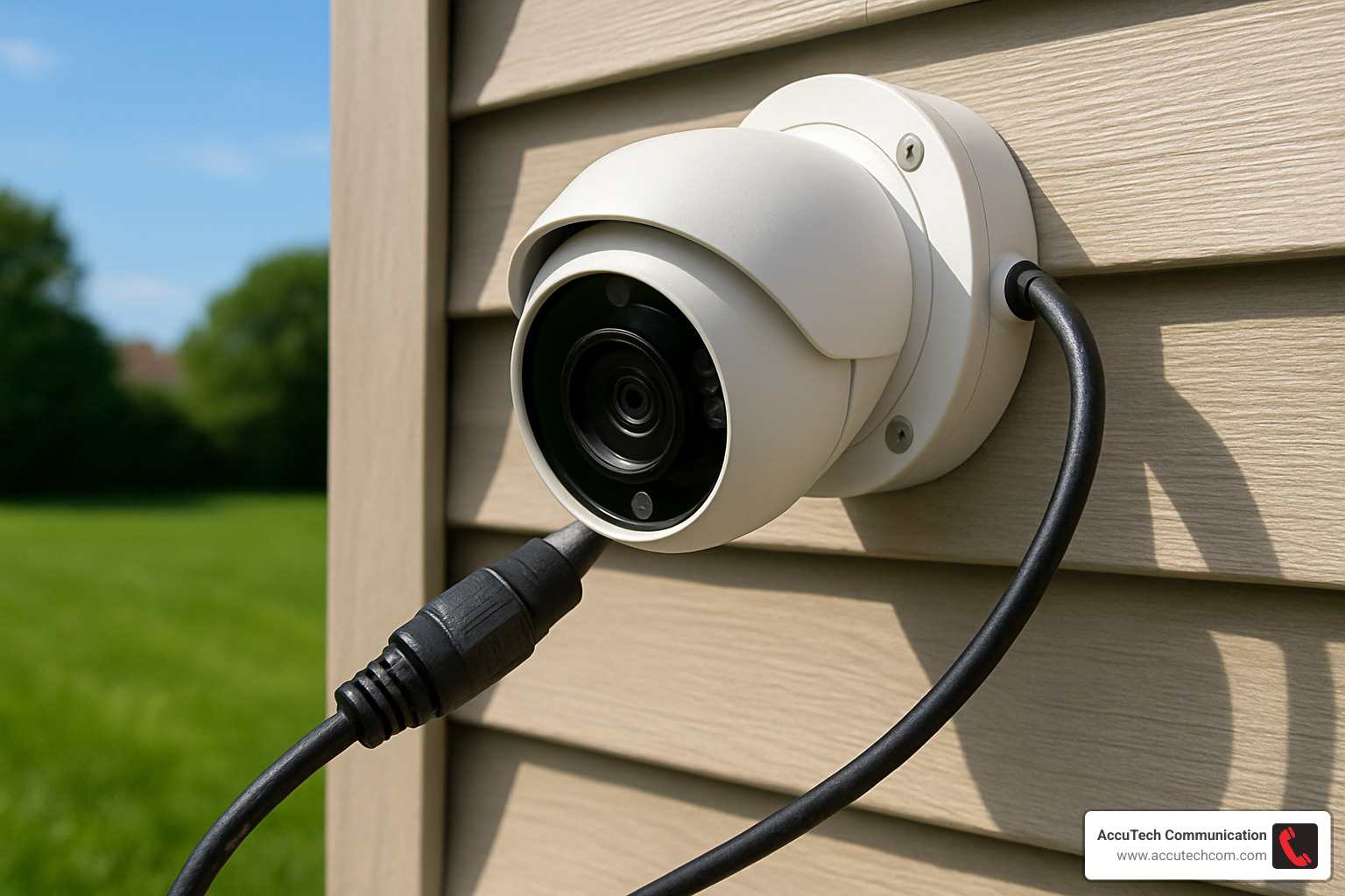 PoE security camera powered via Cat6a outdoor ethernet cable - cat6a outdoor ethernet cable