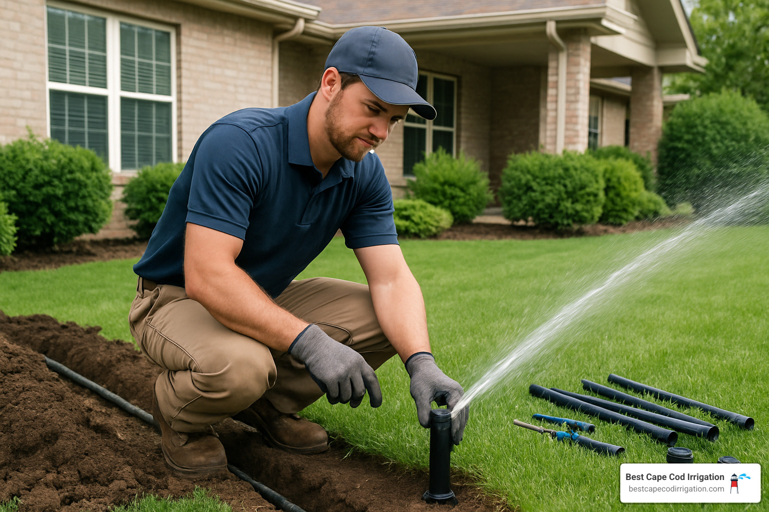 irrigation system design blueprint - professional irrigation installation