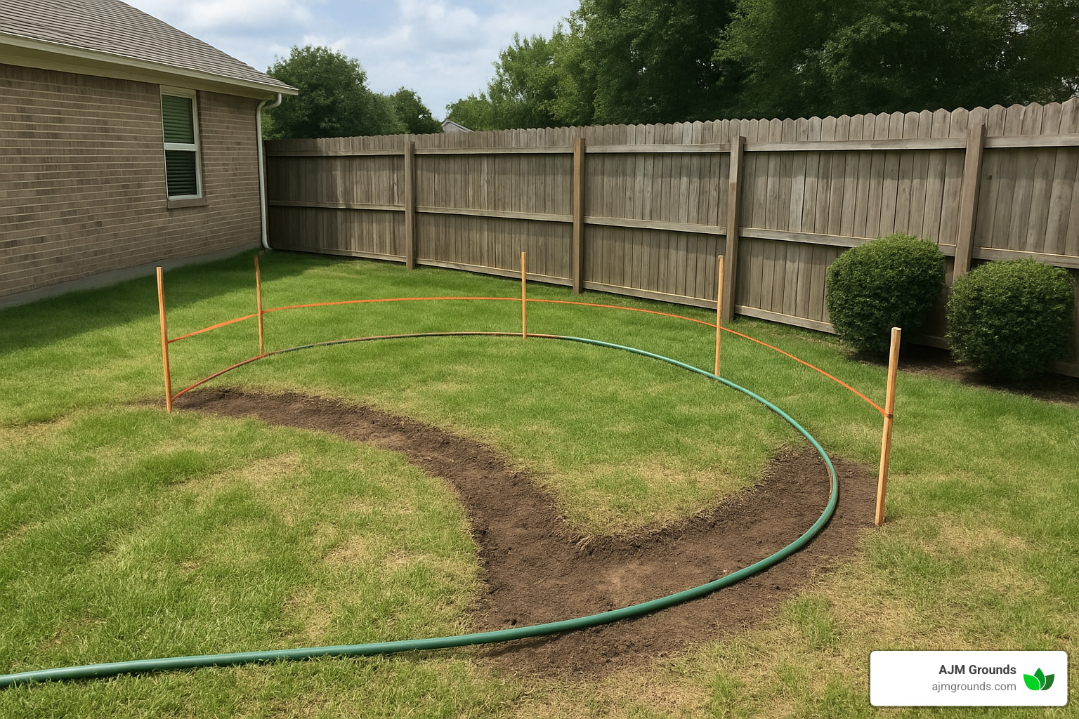 retaining wall layout with stakes and string - how to install a block retaining wall