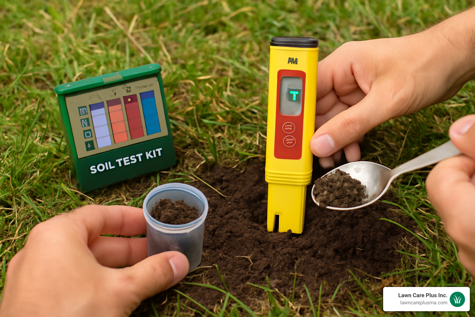 Soil test kit with pH meter - New Lawn Installation