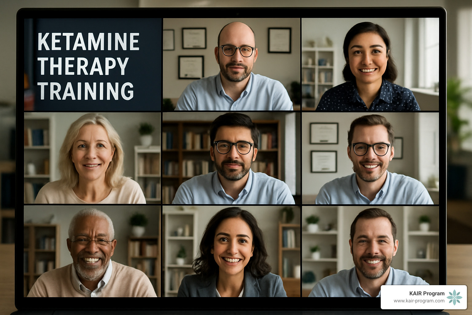 Virtual classroom for ketamine therapy training - ketamine assisted psychotherapy certification