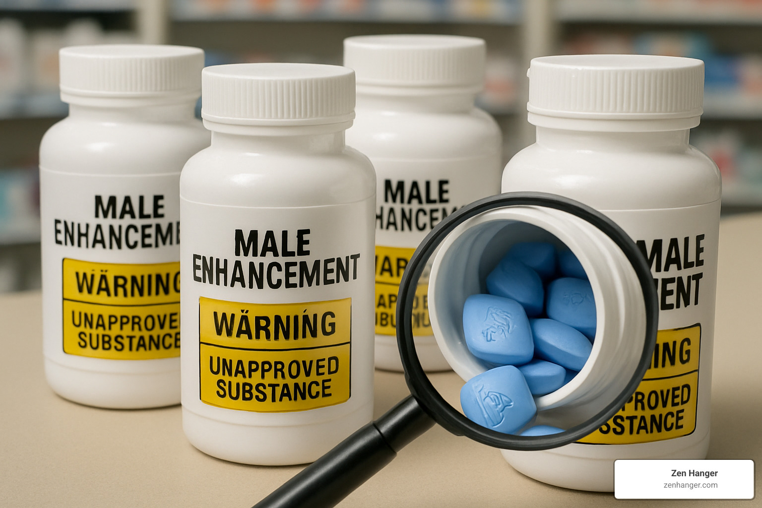 Hidden ingredients found in male improvement pills - do penis growth pills work