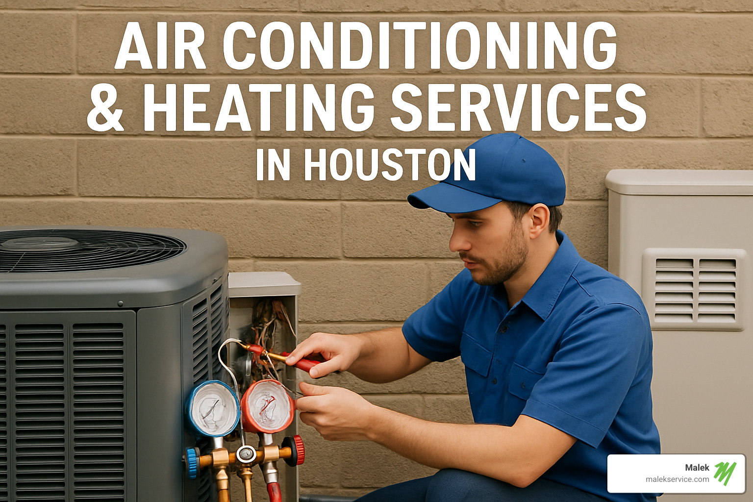 Smart thermostat app controlling home temperature remotely - air conditioning & heating services in houston