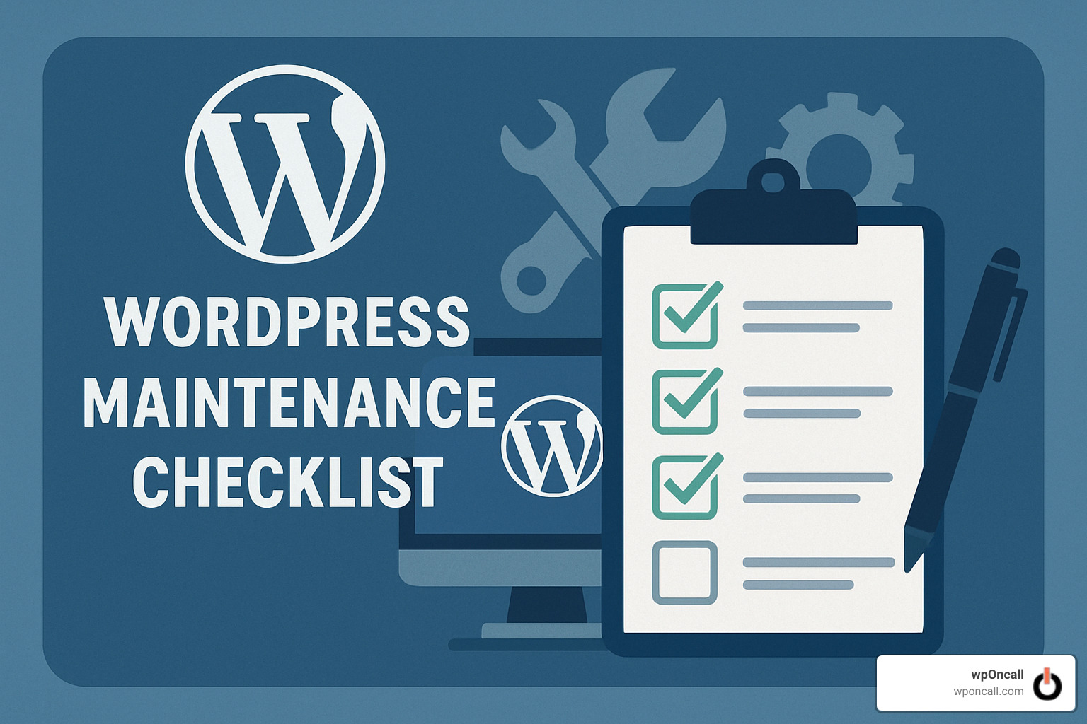 WordPress maintenance checklist: 10 Essential Steps to Avoid Disaster